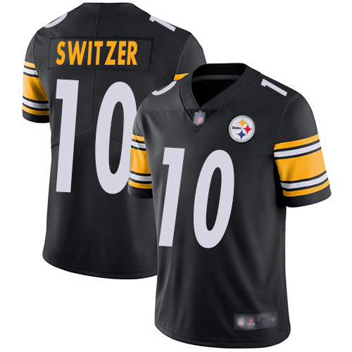 Men Pittsburgh Steelers Football #10 Limited Black Ryan Switzer Home Vapor Untouchable Nike NFL Jersey->pittsburgh steelers->NFL Jersey